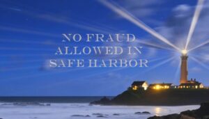 no-fraud-allowed-in safe-harbor-reps-warrents