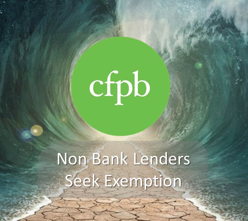 Independent Lenders Ask To Be Exempt From CFPB Supervision